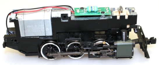 Loco Chassis (Dark Green) Great Northern #53 (HO 0-6-0)